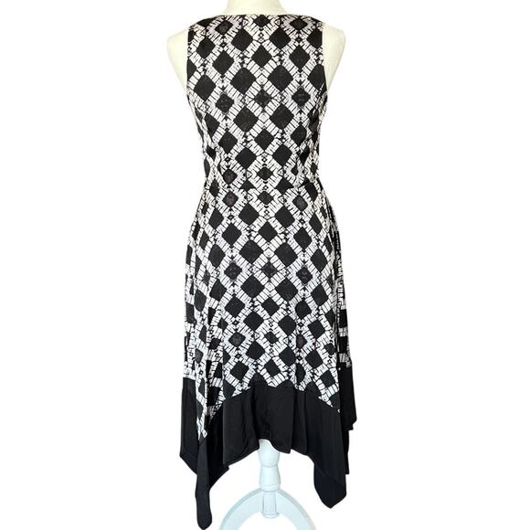 Donna Karan Handkerchief Hem Stretch Dress Women's Size 0 Comfort Designer Prep - Picture 6 of 11